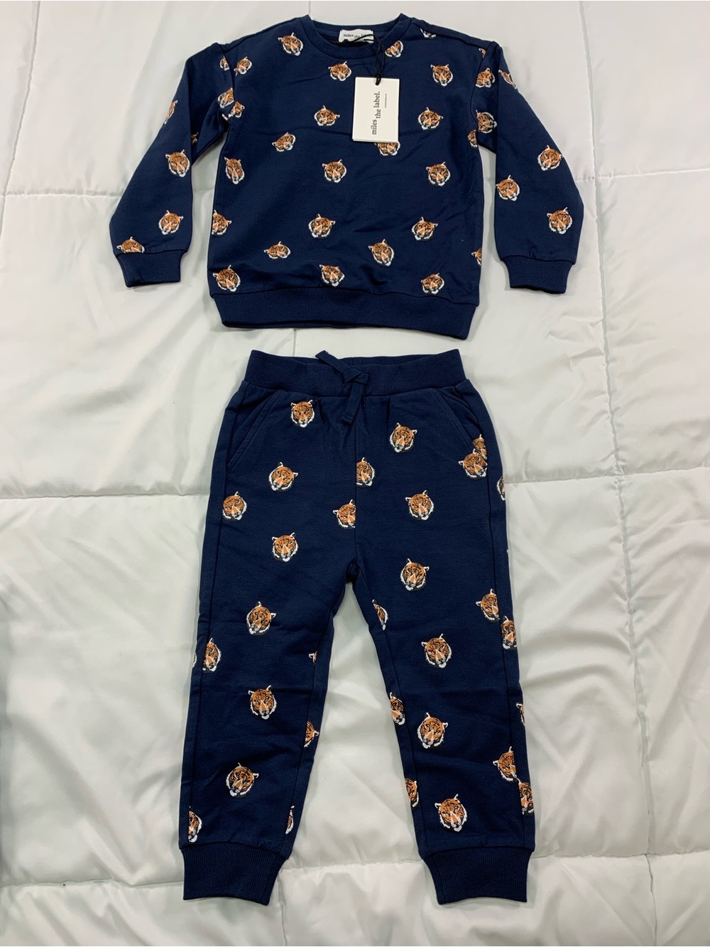 New miles the label sweater and pants size 24M